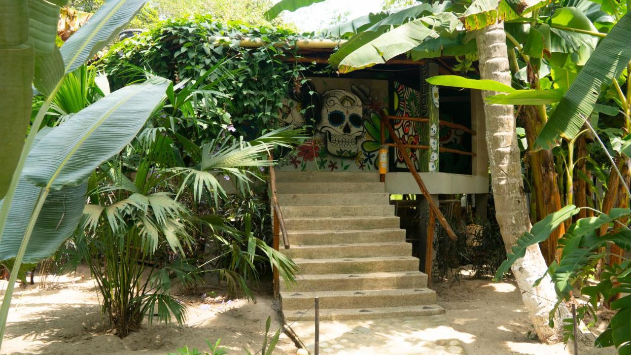 La Playita Hostel Guachaca Kültér fotó